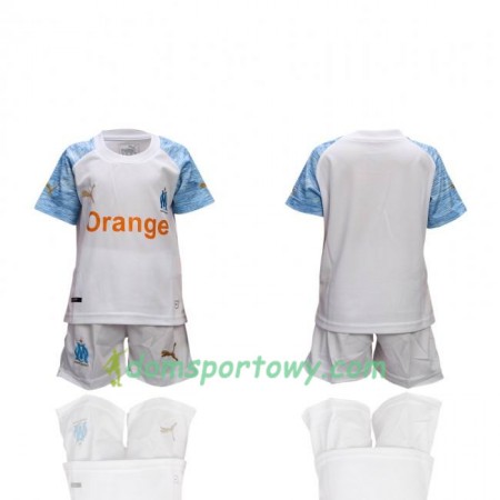 Koszulka Olympique Marsylia Dziecięcy Domowe Koszulki Piłkarskie 2018-2019 Krótki Rękaw